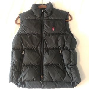 Black Ralph Lauren Puffer Vest Size XS